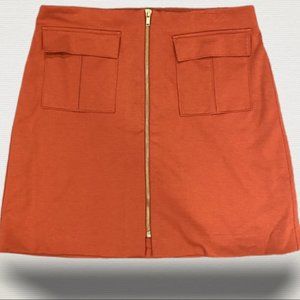 Banana Republic Retro Orange Skirt Size 6